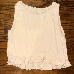 Free People Women's Cream Top